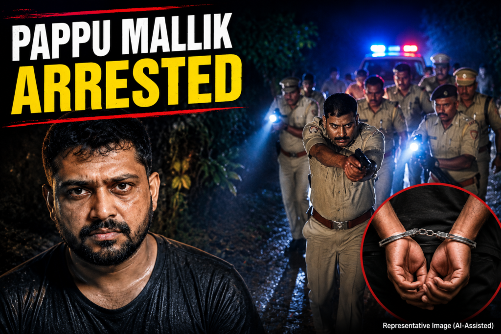 Pappu Mallik Arrested After Dramatic Gunfight In Bhadrak